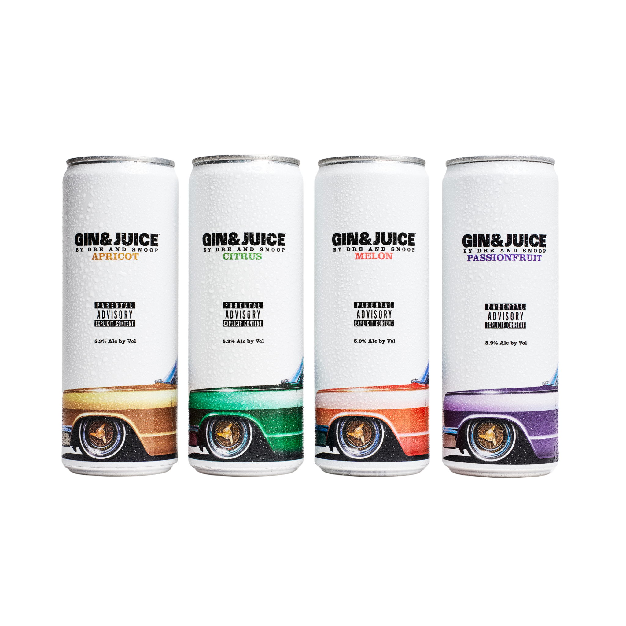 ドクター・ドレーとスヌープ・ドッグ GIN & JUICE 4種セット ドクター・ドレーとスヌープ・ドッグ GIN & JUICE 4種セット